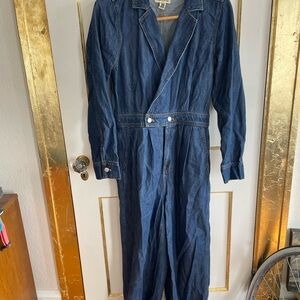 Madewell Blue Denim Jumpsuit